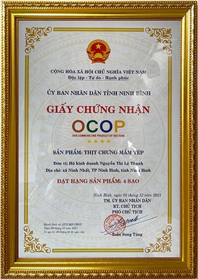 Thịt trưng mắm tép Thanh Nguyễn